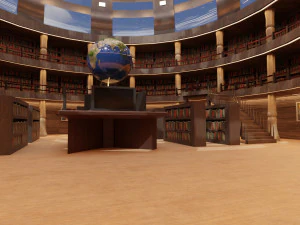 library 3D Model