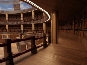 library 3D Model