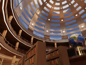 library Model 3D