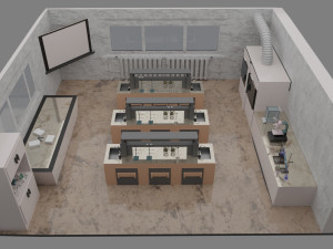 laboratory 3D Model