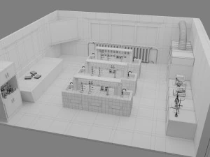 laboratory 3D Model