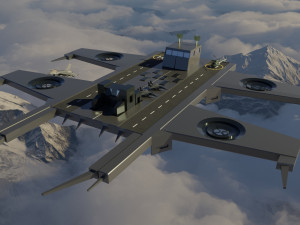 helicarrier 3D Модель