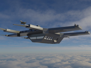 helicarrier Model 3D