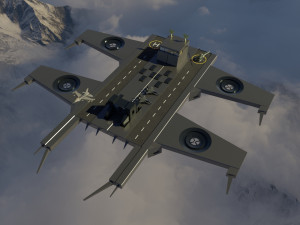 helicarrier Model 3D