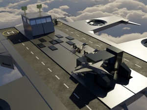 helicarrier Model 3D