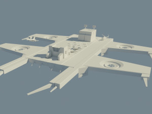 helicarrier Model 3D