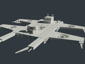 helicarrier Model 3D