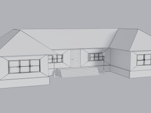 house low-poly 3D Model