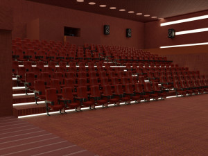 movie theater 3D Model