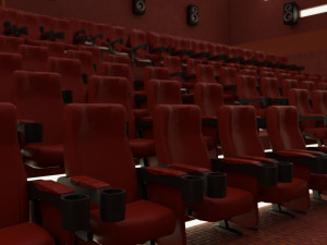 movie theater 3D Model