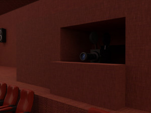movie theater 3D Model