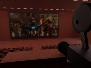 movie theater 3D Model