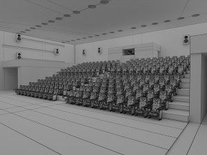 movie theater 3D Model