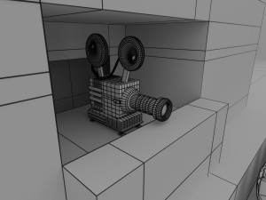 movie theater 3D Model