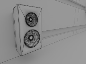 movie theater 3D Model