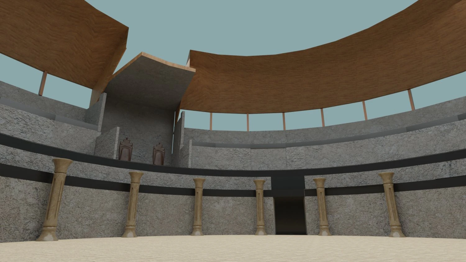 colosseum - arena 3D Model .c4d .max .obj .3ds .fbx .stl .blend