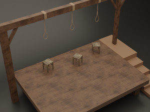 gallows 3D 모델