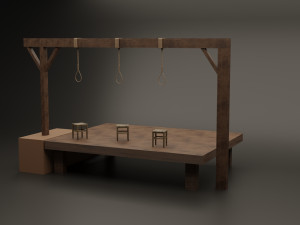 gallows 3D 모델