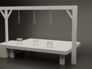 gallows 3D 모델