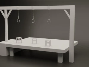 gallows 3D Model