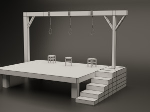 gallows 3D 모델
