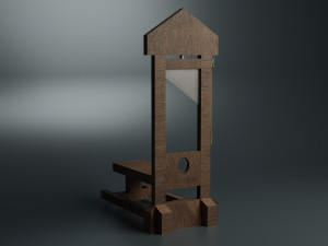 guillotine Modelo 3D