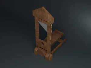guillotine 3D Model