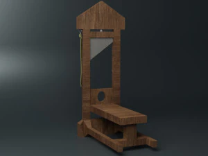 guillotine 3D Model