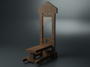 guillotine Modelo 3D