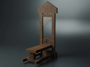 guillotine 3D Model