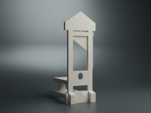 guillotine Modelo 3D