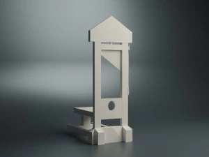 guillotine 3D Model