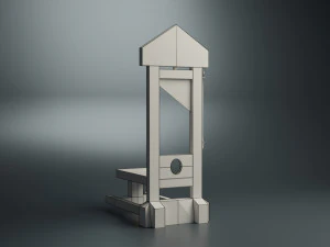 guillotine 3D Model