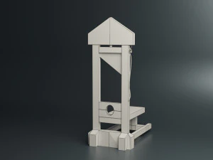 guillotine 3D Model