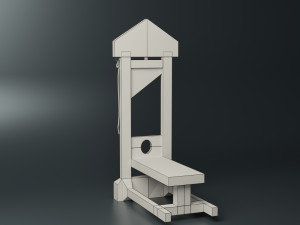guillotine Modelo 3D
