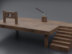 tavola del boia Modello 3D
