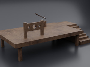 hangman board Modelo 3D
