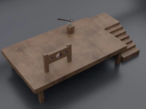 hangman board 3D Model