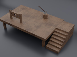 hangman board Modelo 3D
