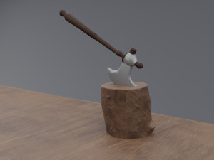 hangman board Modelo 3D