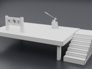 hangman board Modelo 3D