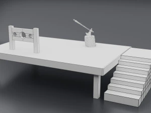 hangman board 3D Model