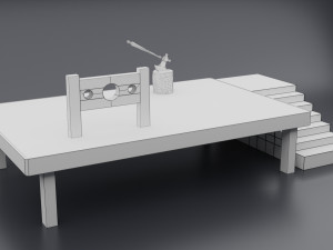 hangman board Modelo 3D