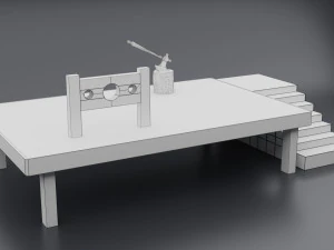 hangman board 3D Model