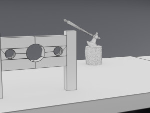 hangman board Modelo 3D