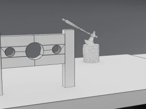 hangman board 3D Model