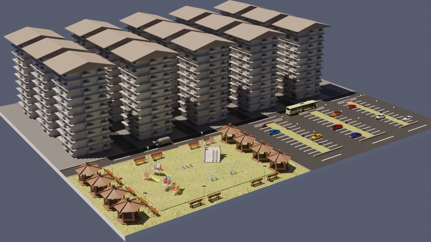 edif&iacute;cios Modelo 3D .c4d .max .obj .3ds .fbx .stl .blend 