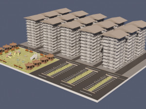 buildings Modèle 3D