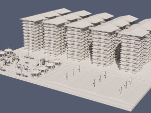 buildings Modèle 3D
