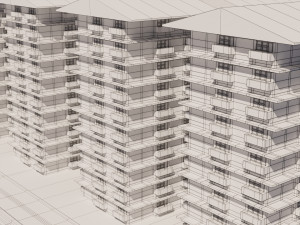 buildings Modèle 3D
